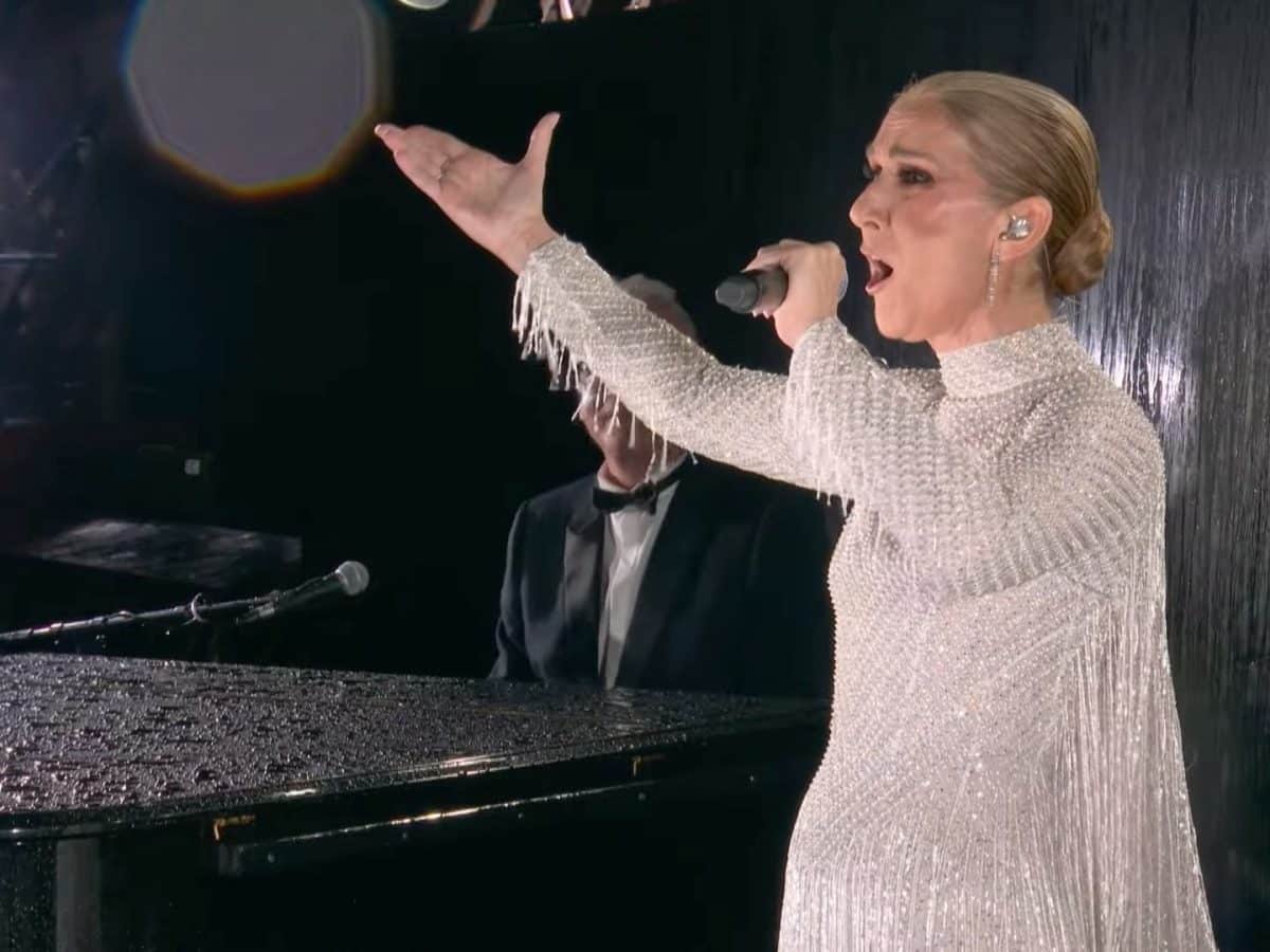 Celine Dion Closes The Olympics Opening Ceremony In Style