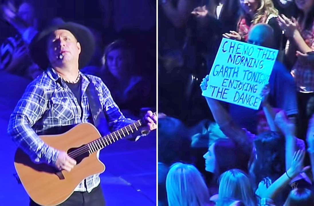 Teresa Shaw, a cancer patient who fought to see Garth Brooks perform, was the recipient of a heartfelt moment when the singer paused his concert mid-song.