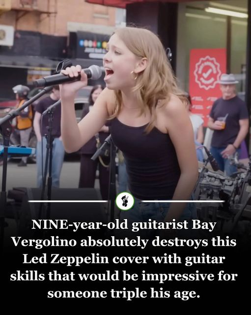 Crazy Talented 9-Year-Old Guitarist Bay Vergolino Shreds To Led Zeppelin