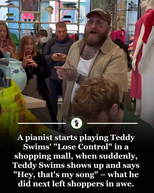 3.3 Million Fans Were Amazed When Teddy Swims Dropped Into A Mall To Sing His Megahit “Lose Control” For Shoppers