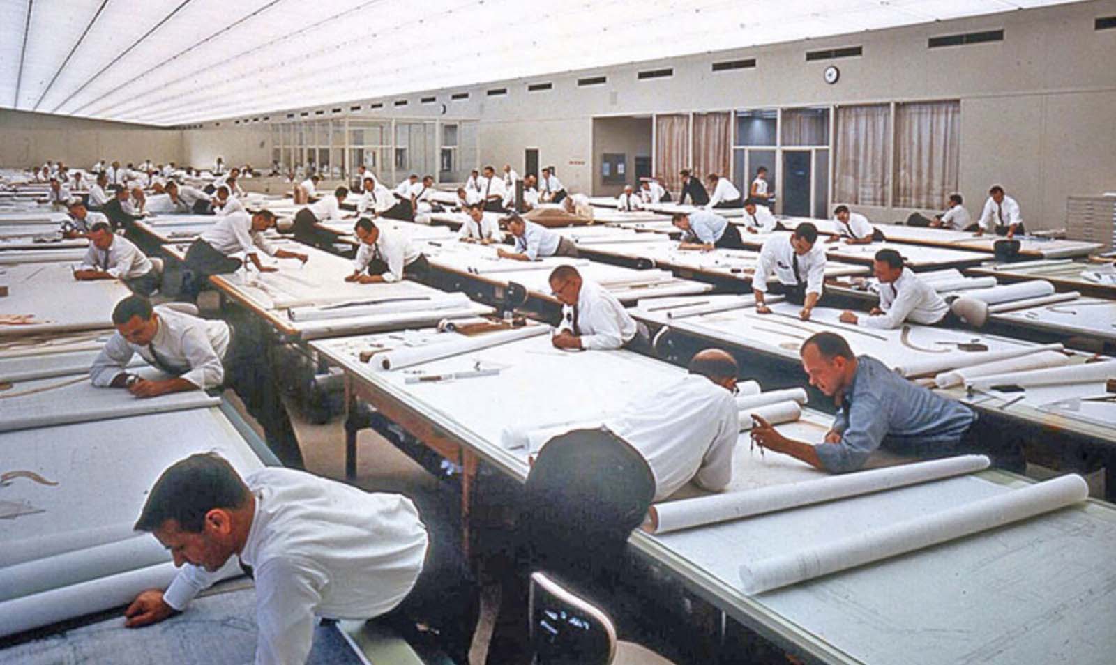 Life Before the Invention of AutoCAD: Photos from 1950 to 1980